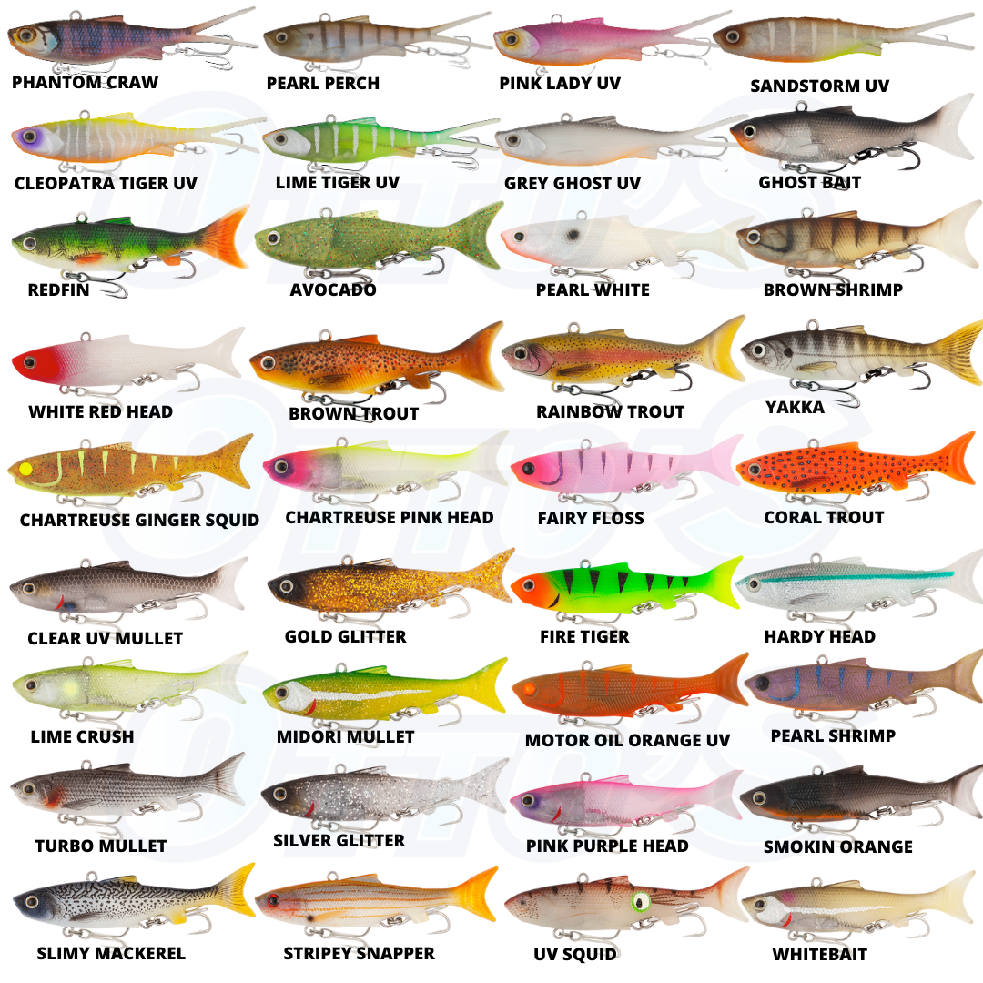 Blades & Vibes Samaki Vibelicious Thumper 100mm 22g Soft Vibe