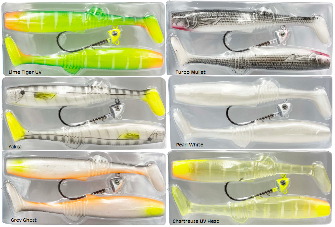 Swimbaits Samaki Boom Bait Mega Bomb Shad 7" Soft Plastic Fishing Lure