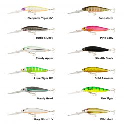 Hard Bodied Lures Samaki Redic Jerkbait DS80 Hardbody Fishing Lure