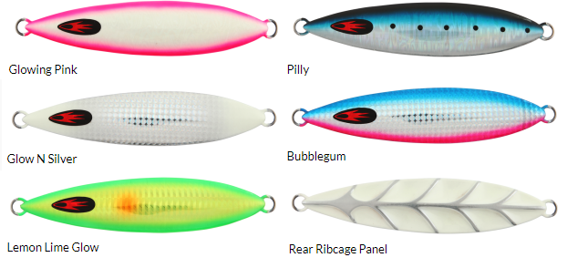 Micro Jigs Fishing Lures Samaki Ribcage Jig 100g