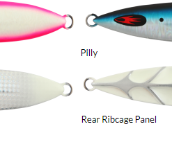 Micro Jigs Fishing Lures Samaki Ribcage Jig 20g