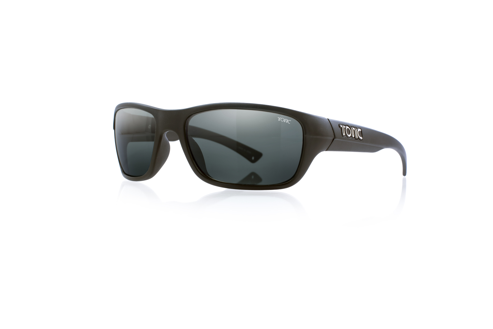 Tonic Eyeware Tonic Sunglasses Rush Matt Blk Glass Photochromic Grey G2 Slicelens