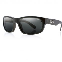 Tonic Eyeware Tonic Sunglasses Torquay Shiny Blk Glass Photochromic Grey G2 Slicelens